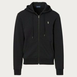 Polo Zip-up Hoodie $98 MSRP BRAND NEW Black/White
